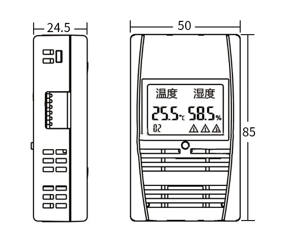 SPD-HT485_D機(jī)架溫濕度傳感器，機(jī)架溫濕度傳感器